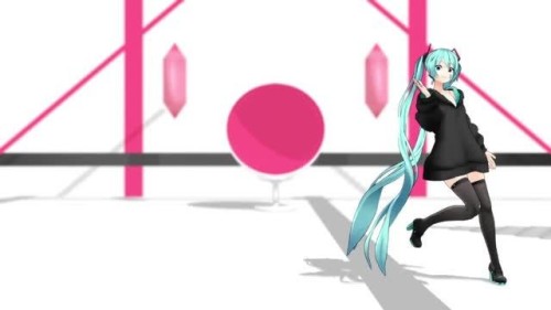 性感初音未来Miku舞蹈 MMD日本动漫3D-邪神ACG