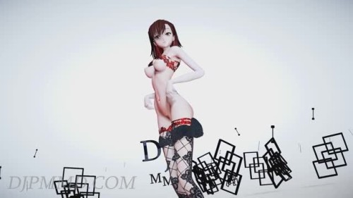 MMD R18 御坂美琴 Ver5.6 – 拟态白色舞台 1301-邪神ACG