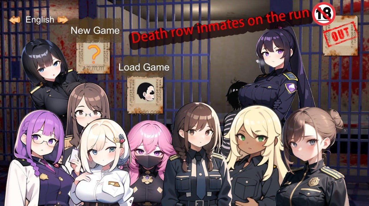 【SLG】 STEAM官方中文  Death row inmates on the run   V1.0     逃亡中の死刑囚 V1.0【62mb夸克】
