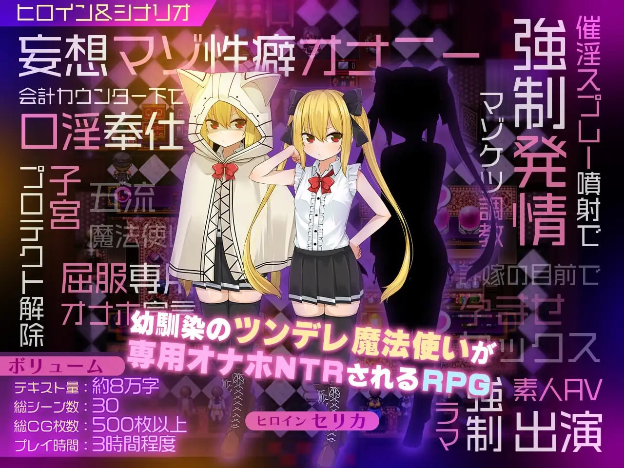 【RPG/PC】魔法使塞莉卡 青梅竹马的傲娇魔法使成为王都成人用品店专用肉便器 NTR篇～ v1.05 AI汉化正式版【1.0G夸克】