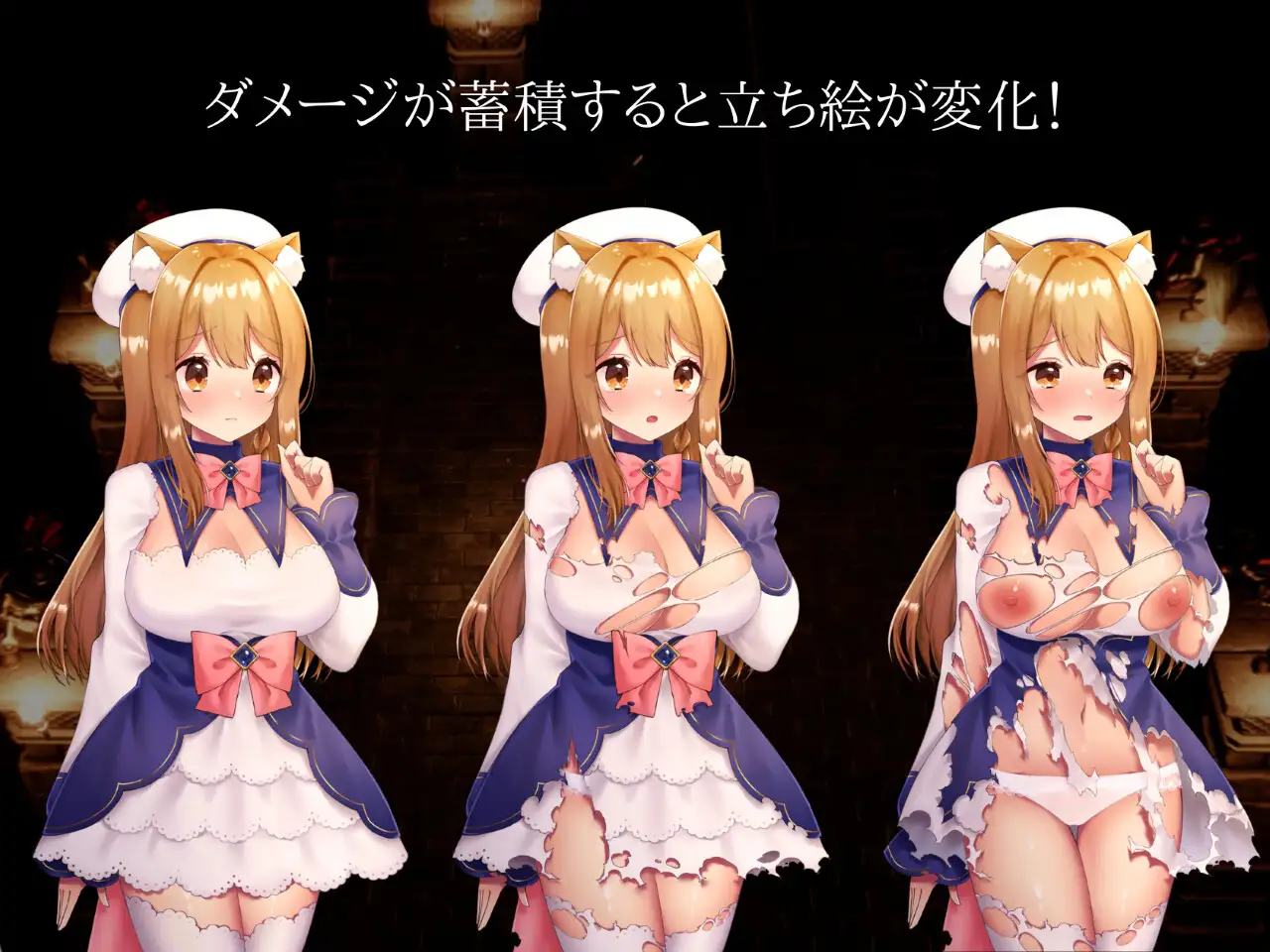 【ACT/触手/全动态/3D/DL官中/异种X】[RJ01159791/猫葉ねる社团]兽耳少女哥布林地下城逃生/CAULDRON FLAMES[Ver1.03]【PC/1.70G】