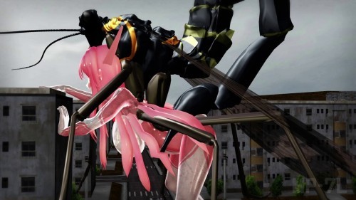 【MMD】MP-7L大佬作品 UVアイVSシリアゲムシ  (4V/1.30G）