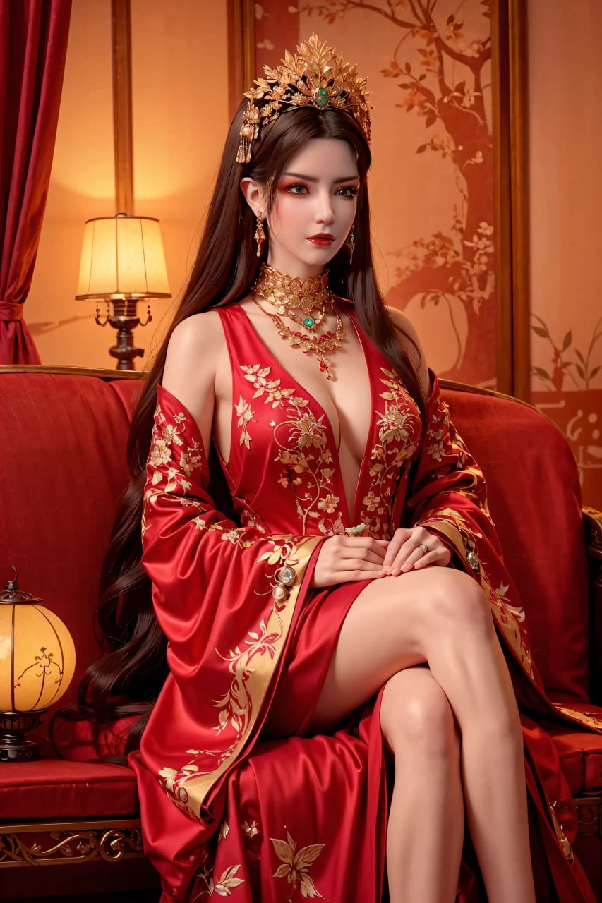 【AI绘画】斗破苍穹 彩鳞-婚服【38P/1G/夸克】
