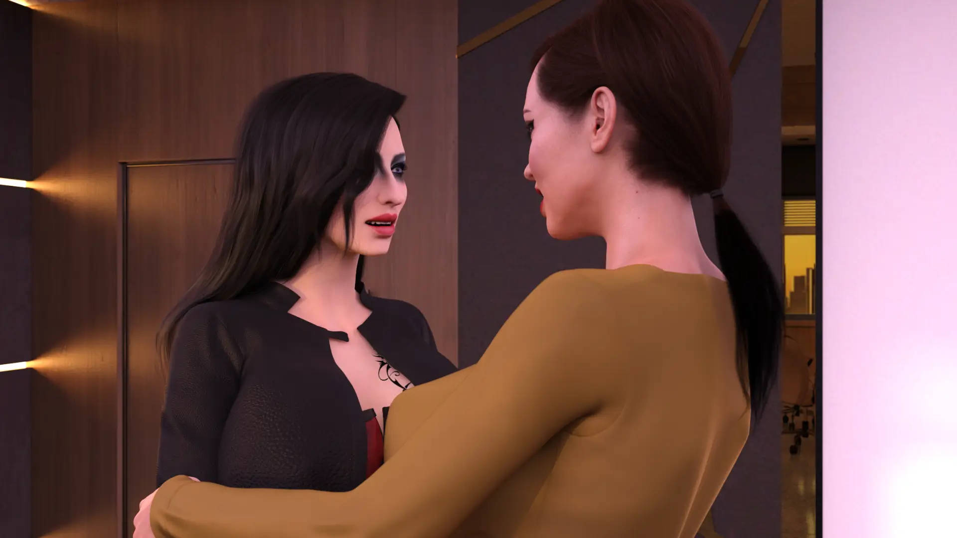 2028978 office day three mom first work scene 011