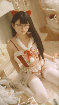 [Cosplay/推特/幼水铃衣] 梦浴少女&圣诞小鹿&小合集 [325PV 9G 度盘PIKPAK]