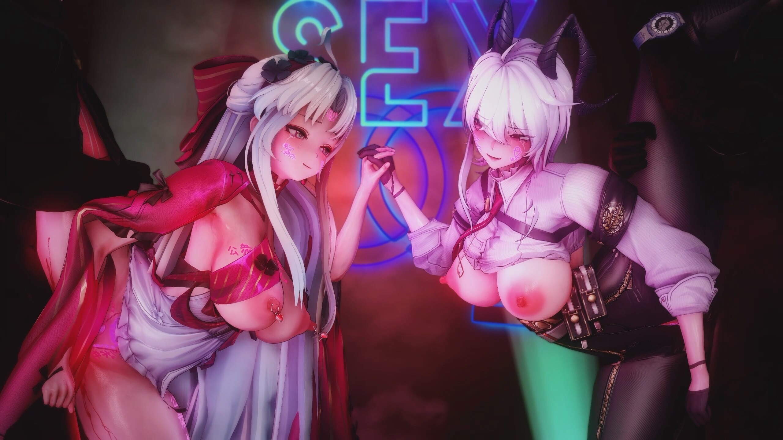 【MMD】【2K/无修正】 lanzfh 大佬3月12日作品 异世界奉仕便所 【2v/3.3G】