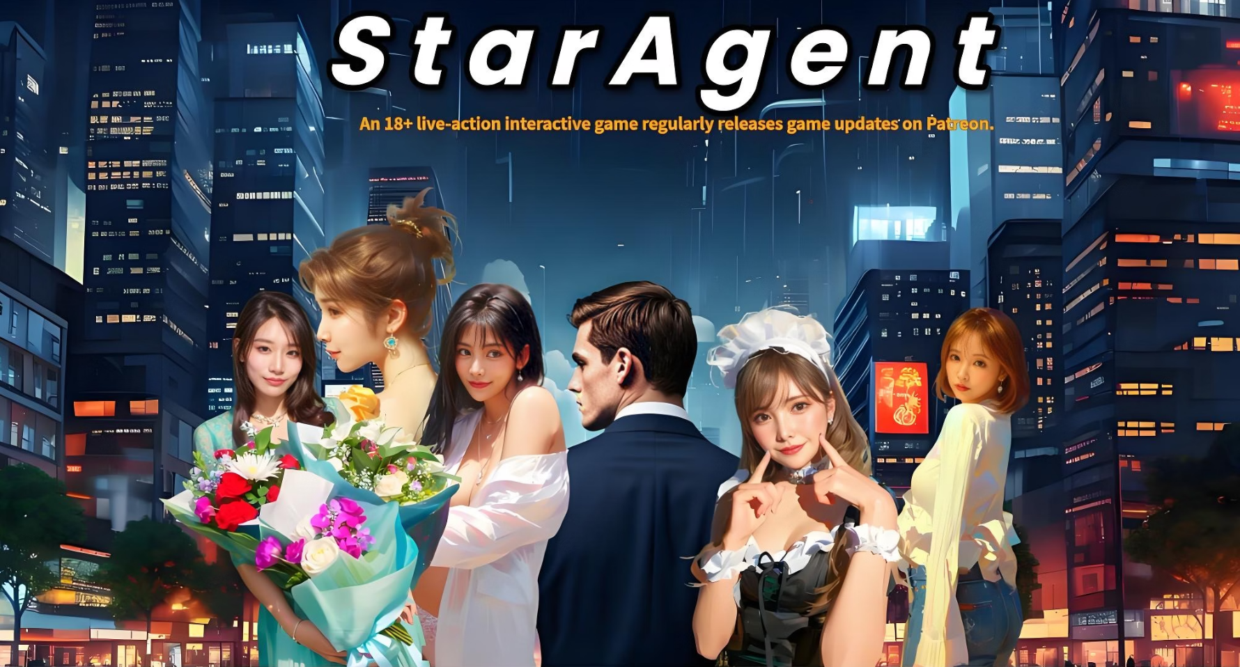 【HTML/真人/动态/官中/浏览器翻译/更新】明星代言人/Star Agent[Ver1.30]【PC/2.40G】