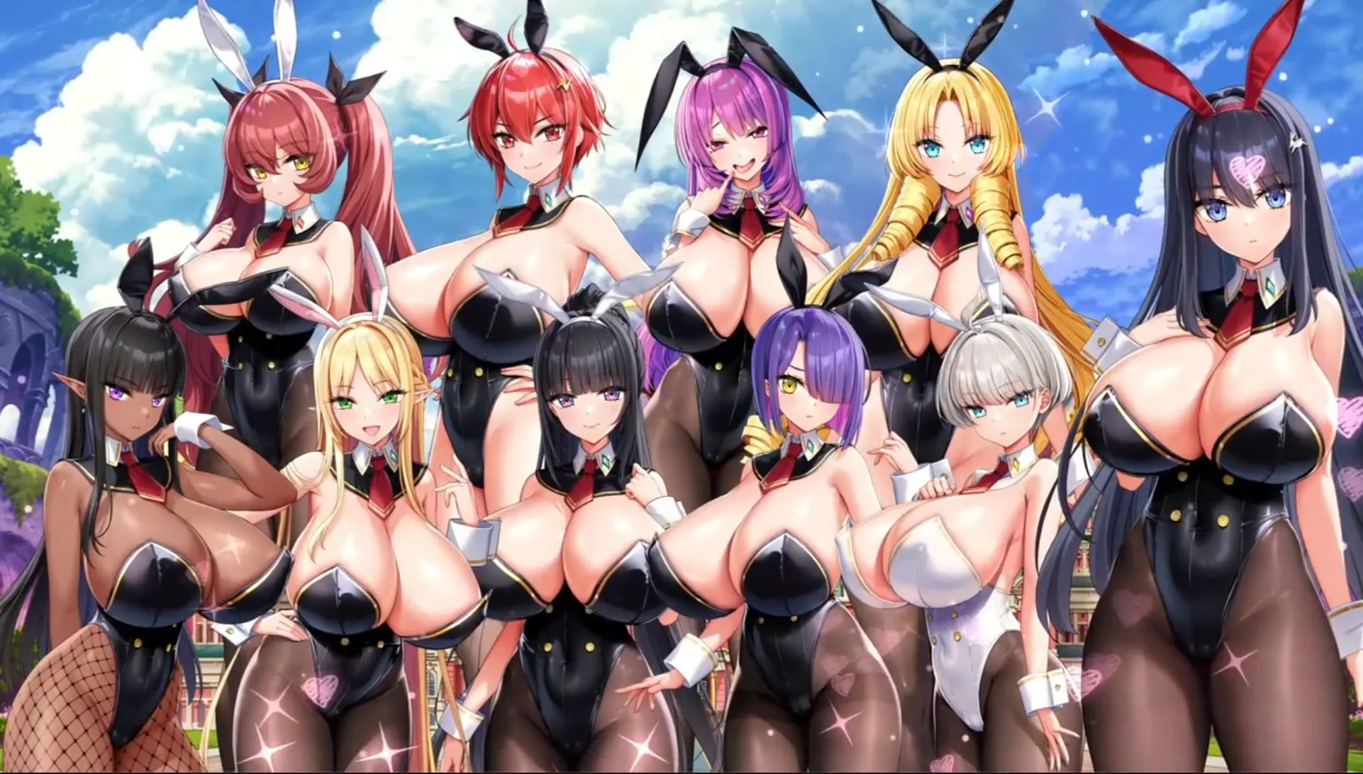 [炎孕新作/AI汉化/全动态CG]更多！受孕！炎孕异世界兔女郎欧派学园！AI汉化润色版+存档+补丁[5.5G/新作/全CV]