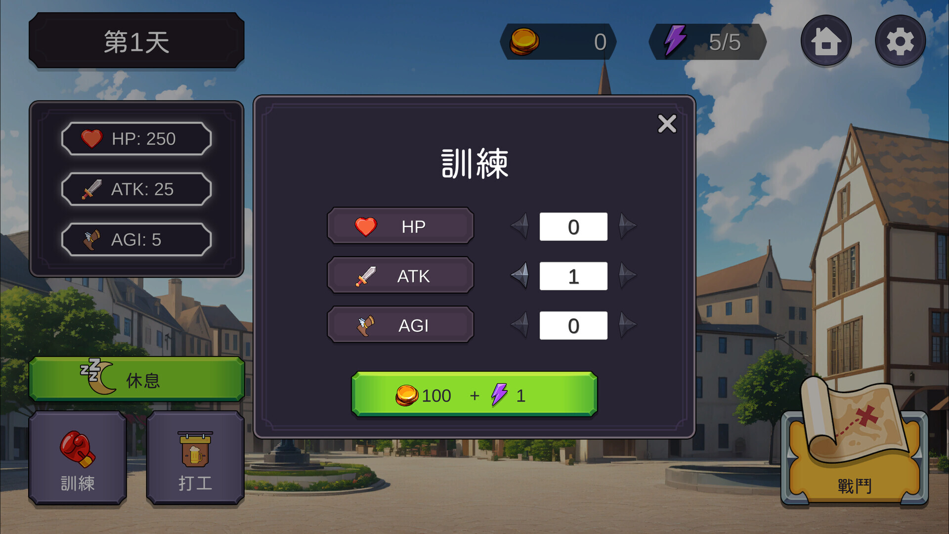 【SLG/STEAM官中/巨乳/AI作画/制服/步兵/更新】摇摆英雄/Swing Hero[Ver1.0.2]【PC/300M】
