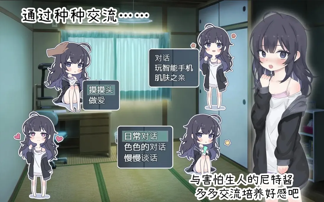 图片[3]-[SLG/PC+安卓]幸福家里蹲的养成方法 幸せなニートの育て方 Ver2.06 官方中文步兵版[1.67G]-小陌资源库