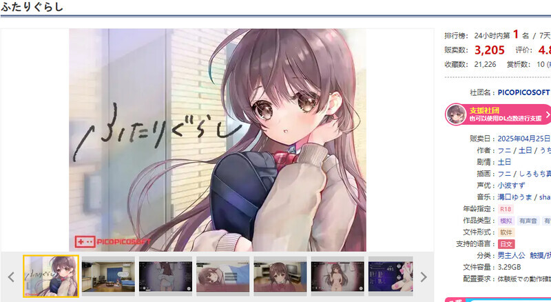 [爆款SLG/互动养成/抚摸触摸/动态] 两人生活 ふたりぐらし v1.15 AI汉化版 [3.70G]