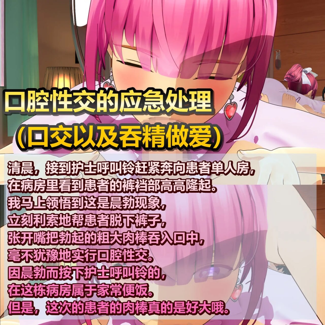 [3D官中PC动态] 性欲处理专门病房的爆乳护士露娜酱的射精治疗!  v1.2.0[FM转BD 1G]-第5张-游戏-次元小屋-ACG交流分享论坛