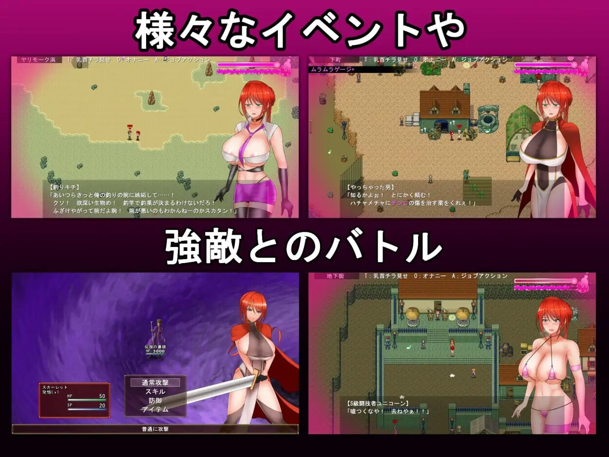 [RPG汉化PC女主换装] 绯红骑士斯卡蕾特～追寻传说之药草v1.00[FM转BD 1.12G]-第4张-游戏-次元小屋-ACG交流分享论坛