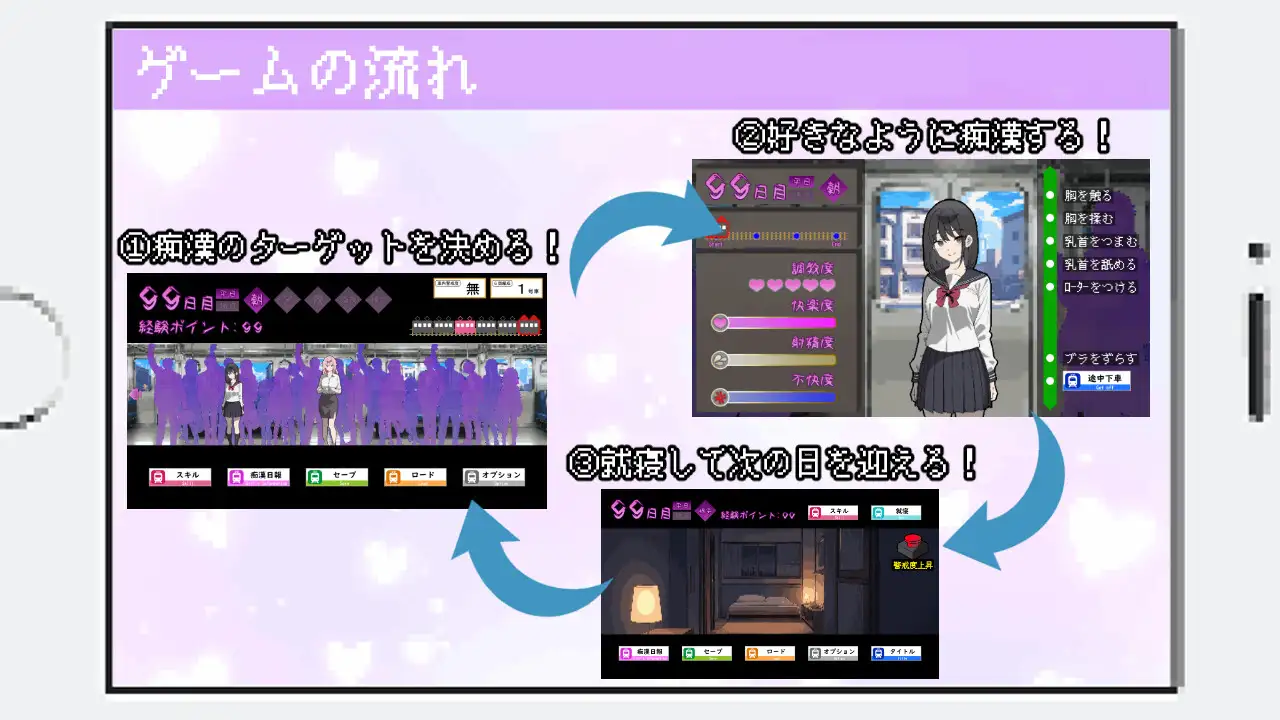 图片[4]-[SLG/AI汉化]所以我要当痴汉 だから俺は痴汉する だから俺は痴漢する AI汉化+修图 V1.41 Ver25.05.14 [1.5G]-小陌资源库