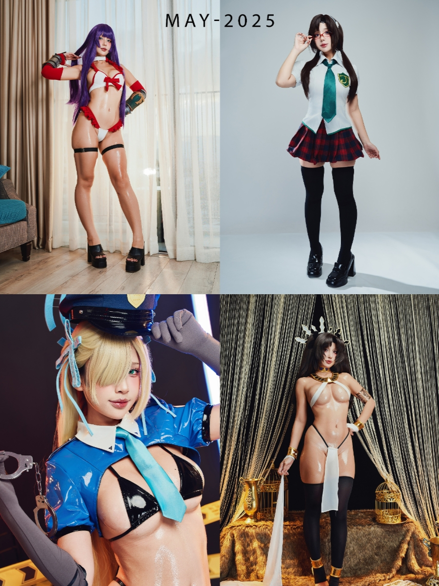 图片[1]-【COSPLAY/合集/带视频/步兵】PuyPuy Chan 5月组合包 May-2025 Bundle 玛尔达/一之濑明日奈/真希波/伊什塔尔[527P-9V]【18G】-嘤嘤怪之家