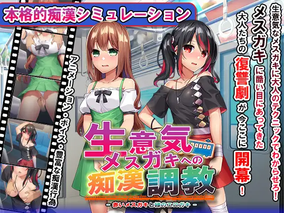 【SLG/精翻汉化/中出/羞辱/巨乳】[RJ384597/ピルメニコン社团]痴漢調教~調教两个自大的小母狗/おさわり痴漢列車! ～生意気メスガキを羞恥調教【双端/1G】