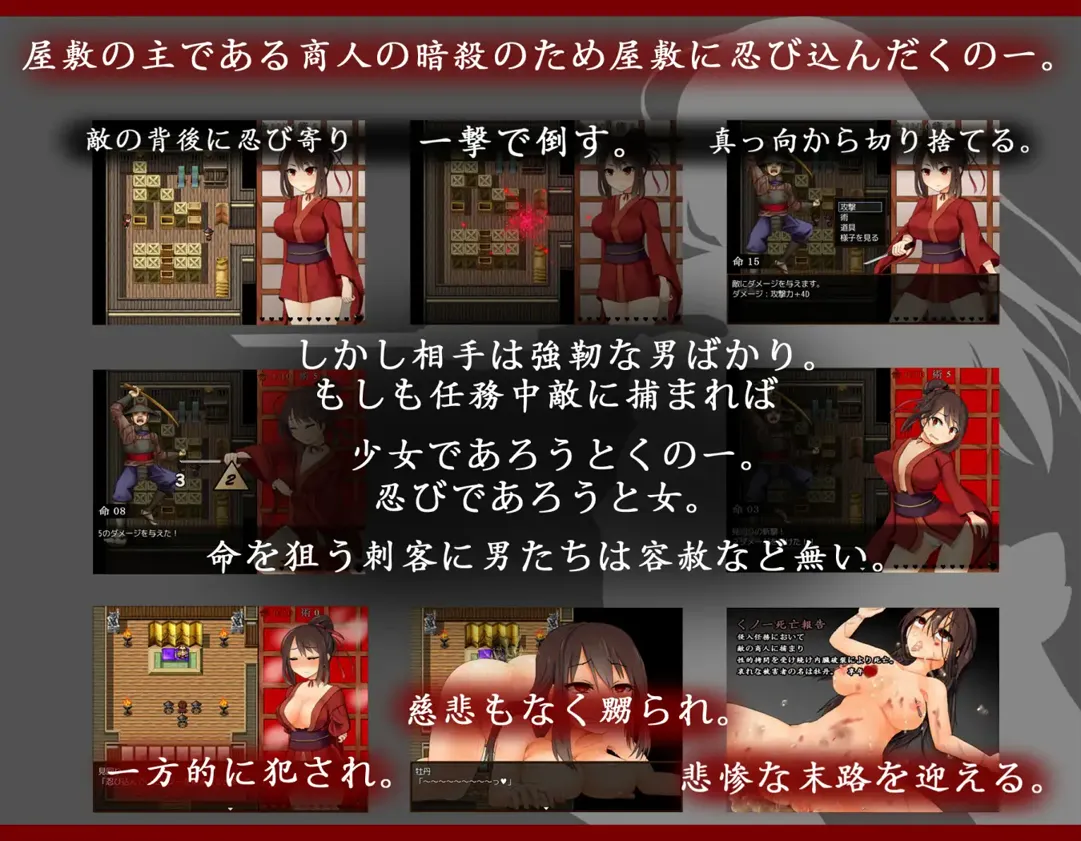 [日系RPG精品/汉化/动态]女忍牡丹くノ一牡丹 Ver1.02 Mtool汉化版[875M]