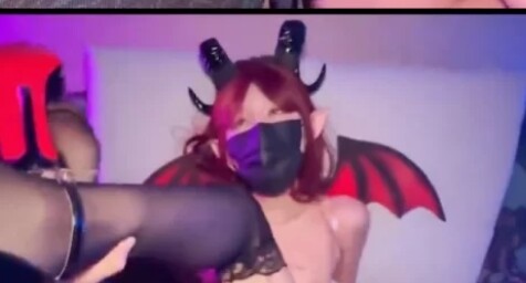 图片[1]-【COSPLAY/视频/中文字幕】白菜妹妹 ：召唤魅魔付出的恐怖代价 [1v]【300M】-嘤嘤怪之家