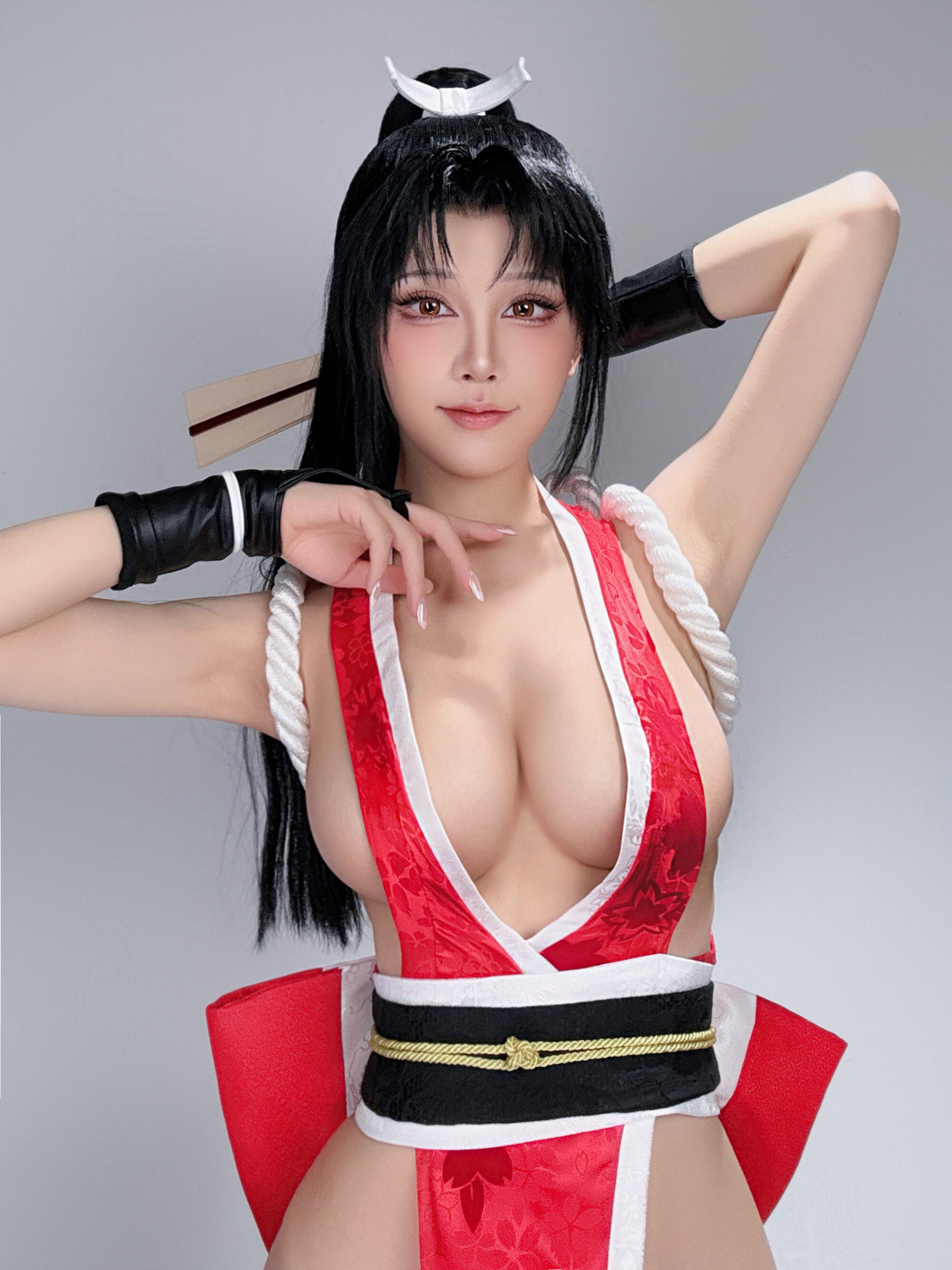 图片[3]-【COSPLAY】水淼aqua fantia 2025.5不知火舞/赞妮自拍[52p]【200M】-嘤嘤怪之家