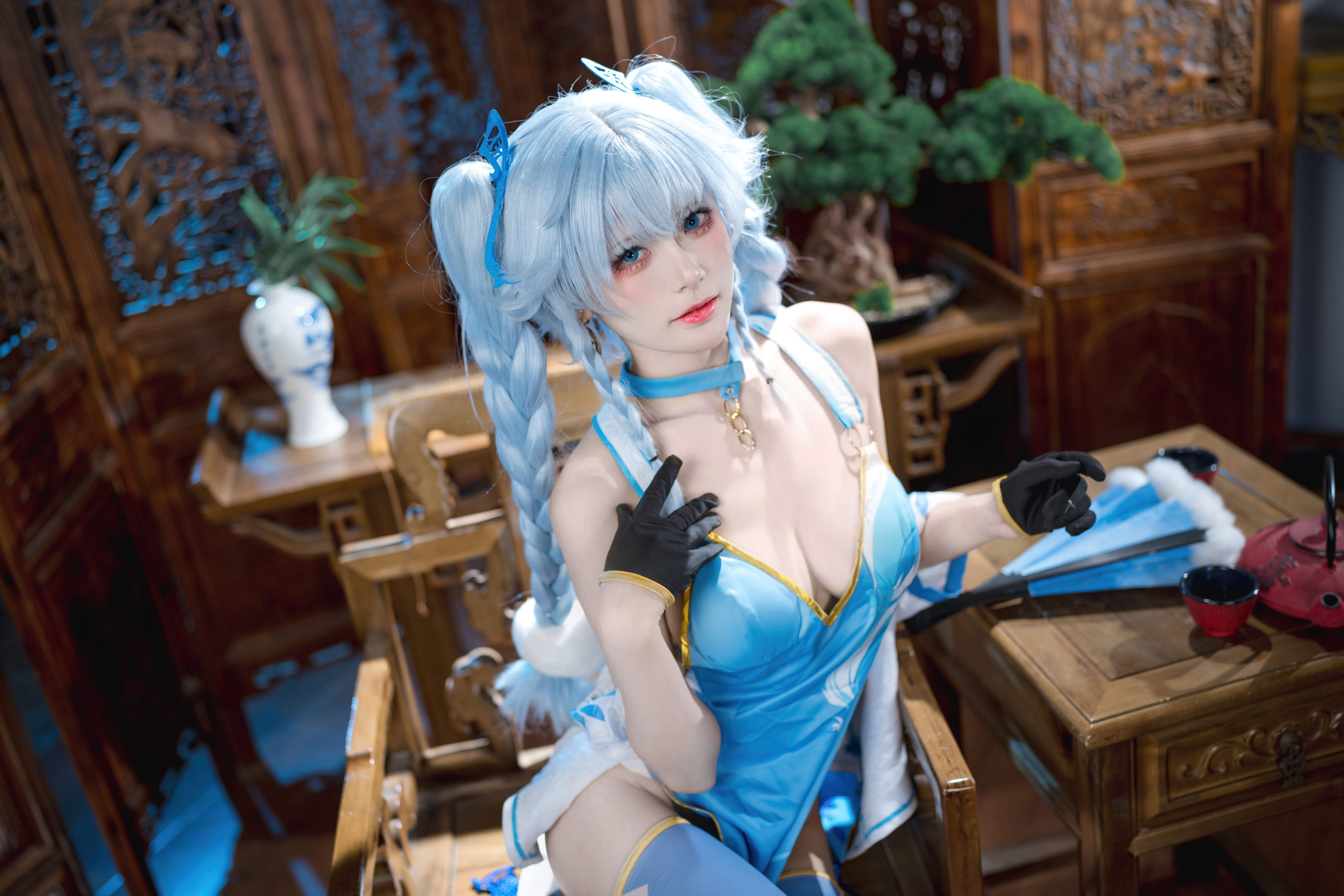[cos写真] 九柒喵 - No.016 翠雀媚 [34P-763MB]