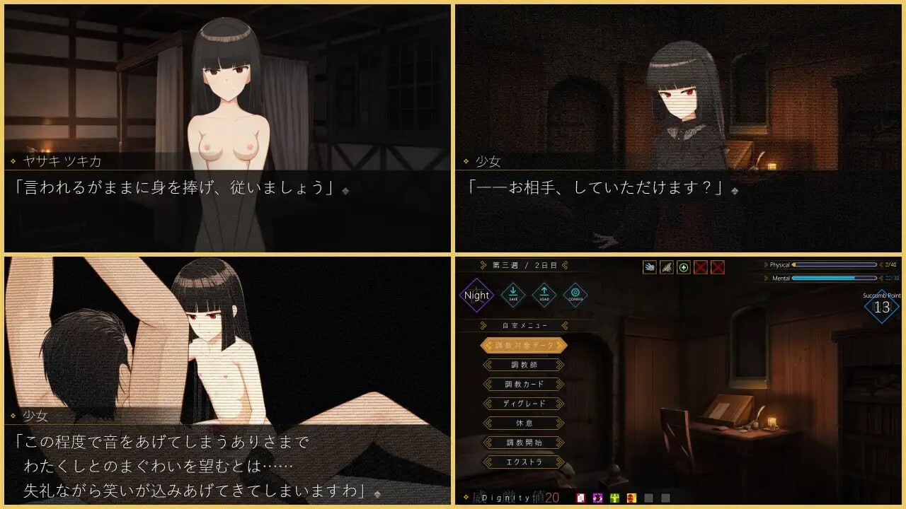 [SLG汉化PC动态MTool]DEGRADE  隶属少女 v1.0.1[FM转BD 903M]-第2张-游戏-哥特动漫王国