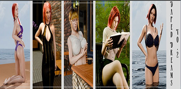 【新作首发/SLG/欧美/动态/汉化/3D/PC】Draped Dreams [v0.2]【2.1G】