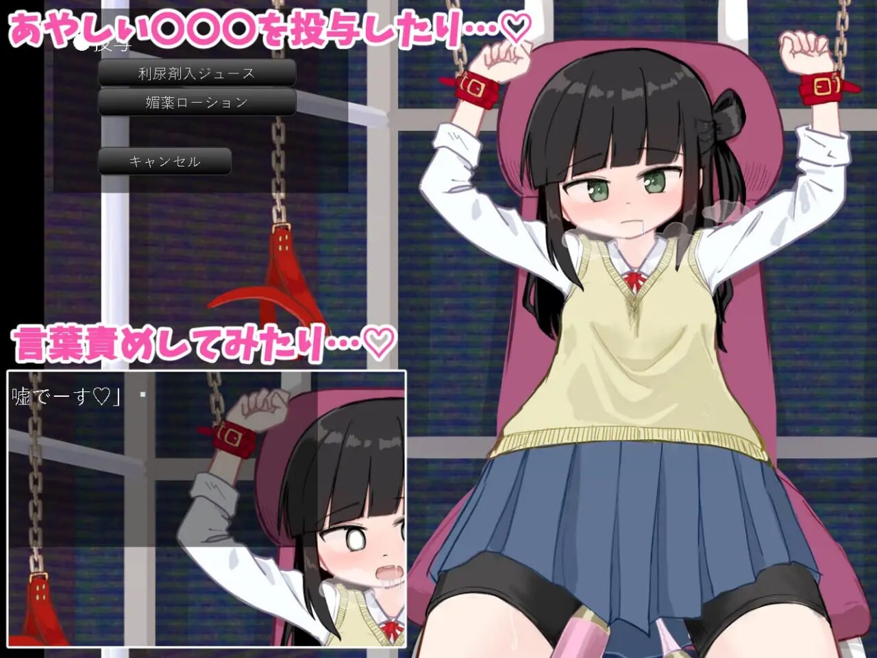[SLG汉化PC百合]囚禁模拟器 きゃぷてぃぶシミュレーター v1.0.1[FM转BD 381M]-第1张-游戏-哥特动漫王国