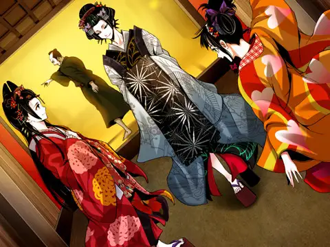 【ADV/机翻/口交/处女/和服】[VJ008930/Liar-soft]花魁艳红/オイランルージュ[+全CG存档]【PC/1.70G】