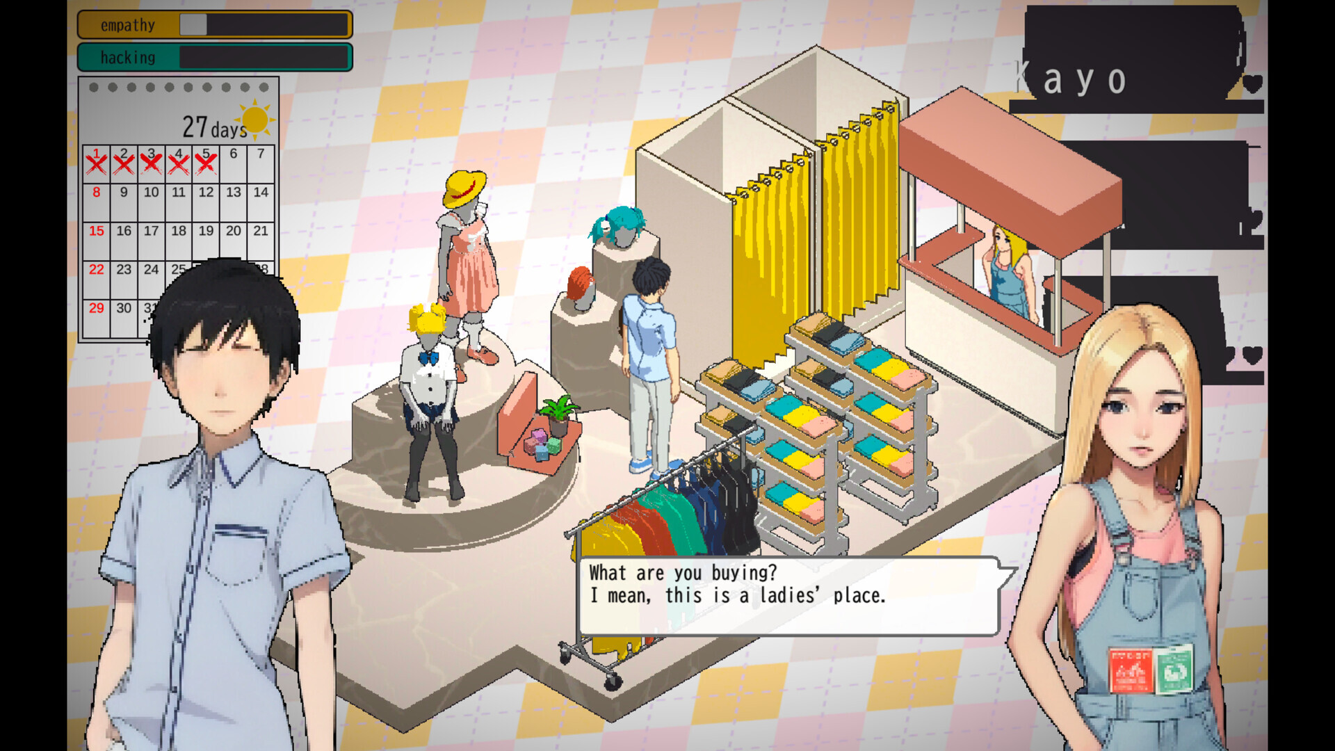 【SLG/STEAM官中/2D/部分AI作画】东京女大学生：书呆子与学霸/Tokyo College Girls : The Nerd & Queen Bees【PC/0.17G】