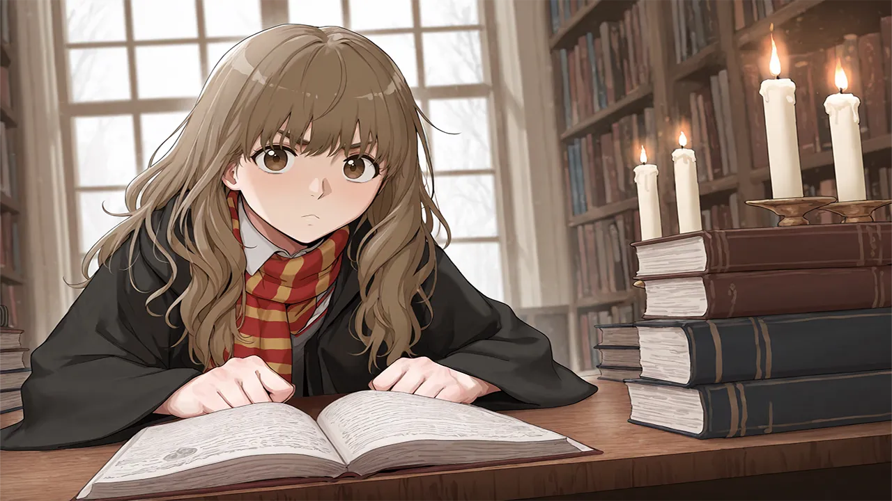 Studying With Hermione Foxfire Studios2