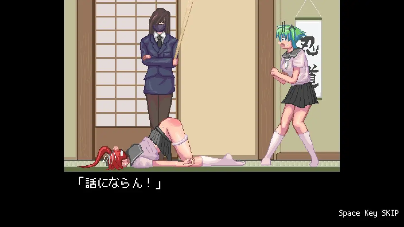 [日式ACT/全动态]忍者少女的修行-逃跑吧！ にんじゃ修行～走り込み～ [100M/CV]