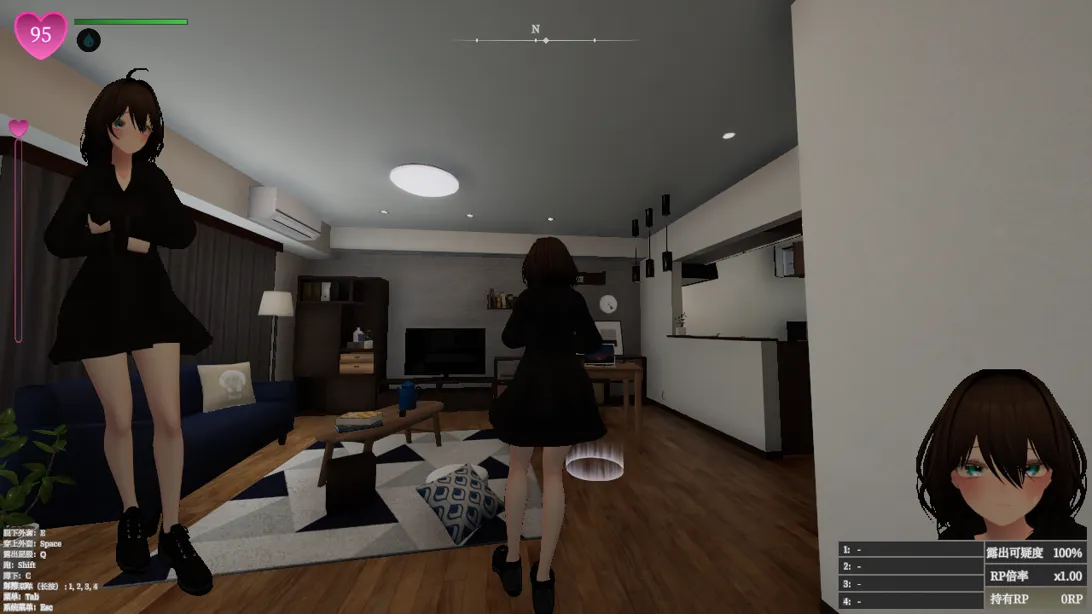[3D互动/官中/步兵/露出]隐秘露出 真菜香的禁忌快感 秘密のエクスポーズ バレないように露出するマナカさん Ver1.0.9 官方中文版+步兵补丁[2.63G]