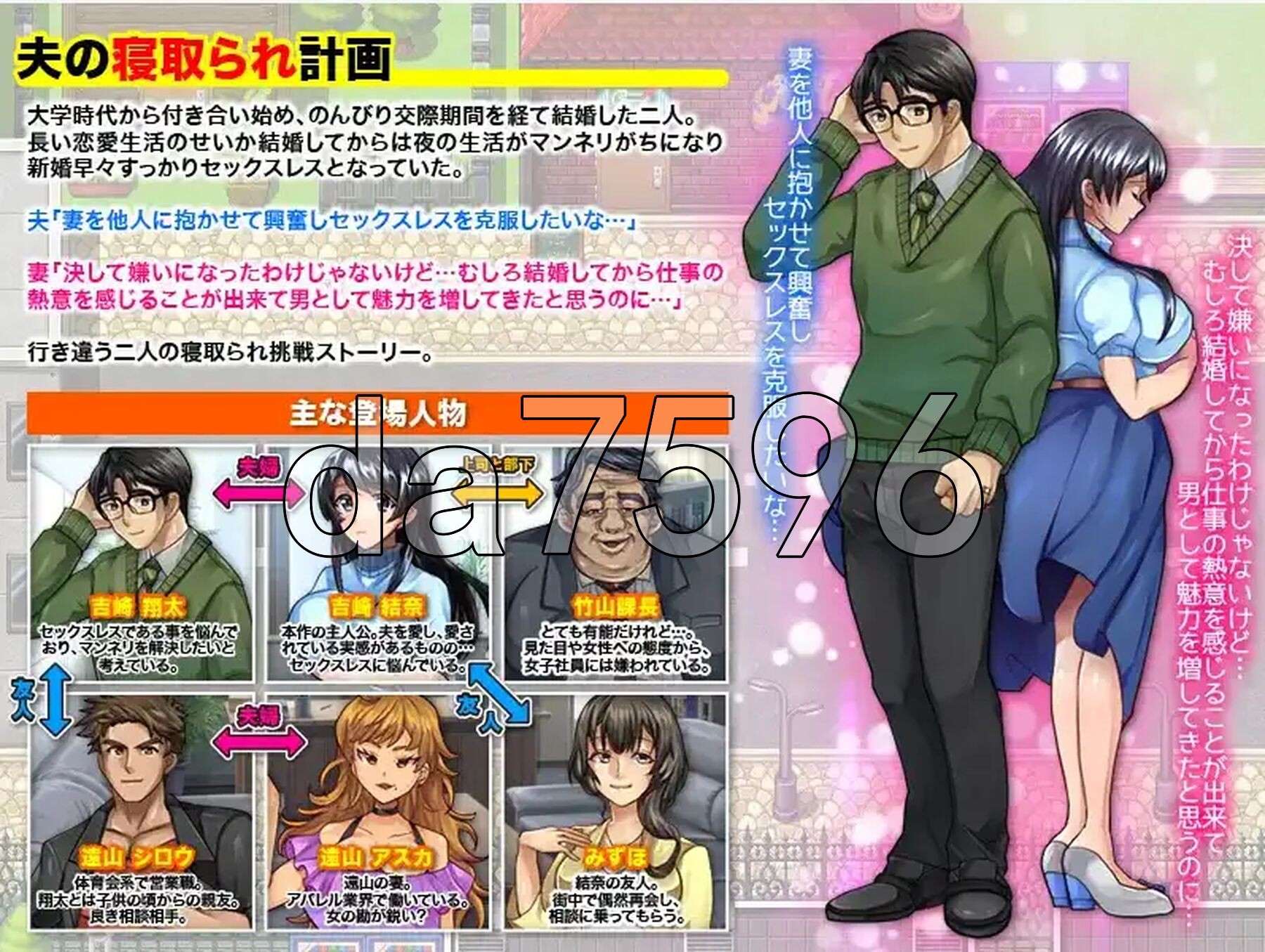 [日式RPG/新汉化] 我给我丈夫的朋友口交了 V1.0 PC+安卓 内嵌AI汉化版 [1.10G/多空转百度微云]-第6张-游戏-哥特动漫王国