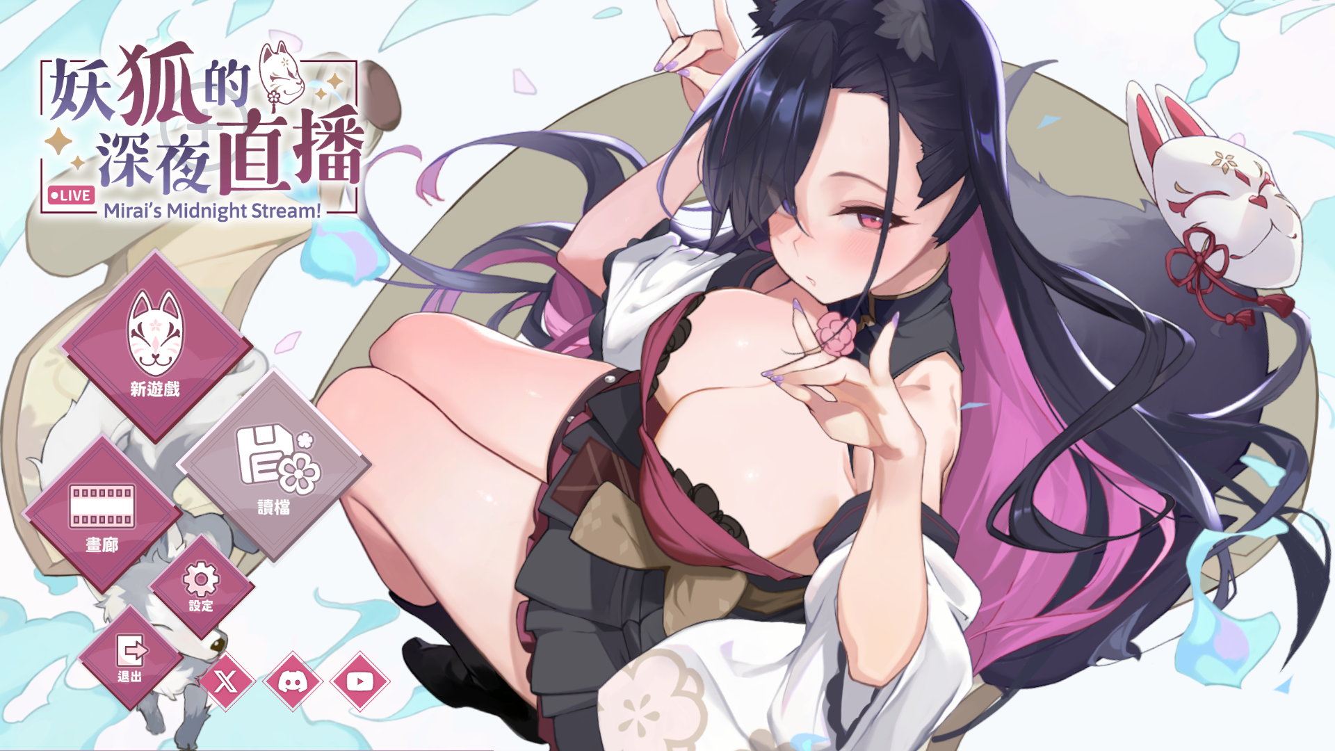 【互动SLG/中文/动态】妖狐的深夜直播/妖狐の深夜配信 Build.19008433 STEAM官中正式版+全DLC 百度+UC/10.2G