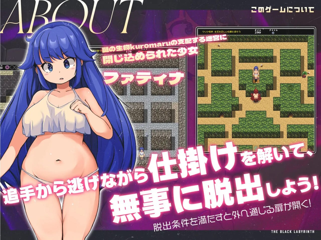 [ACT官中PC像素动态]黑暗迷宫 黒の迷宮 v1.3  [FM/BD200M]-第2张-游戏-次元小屋-ACG交流分享论坛