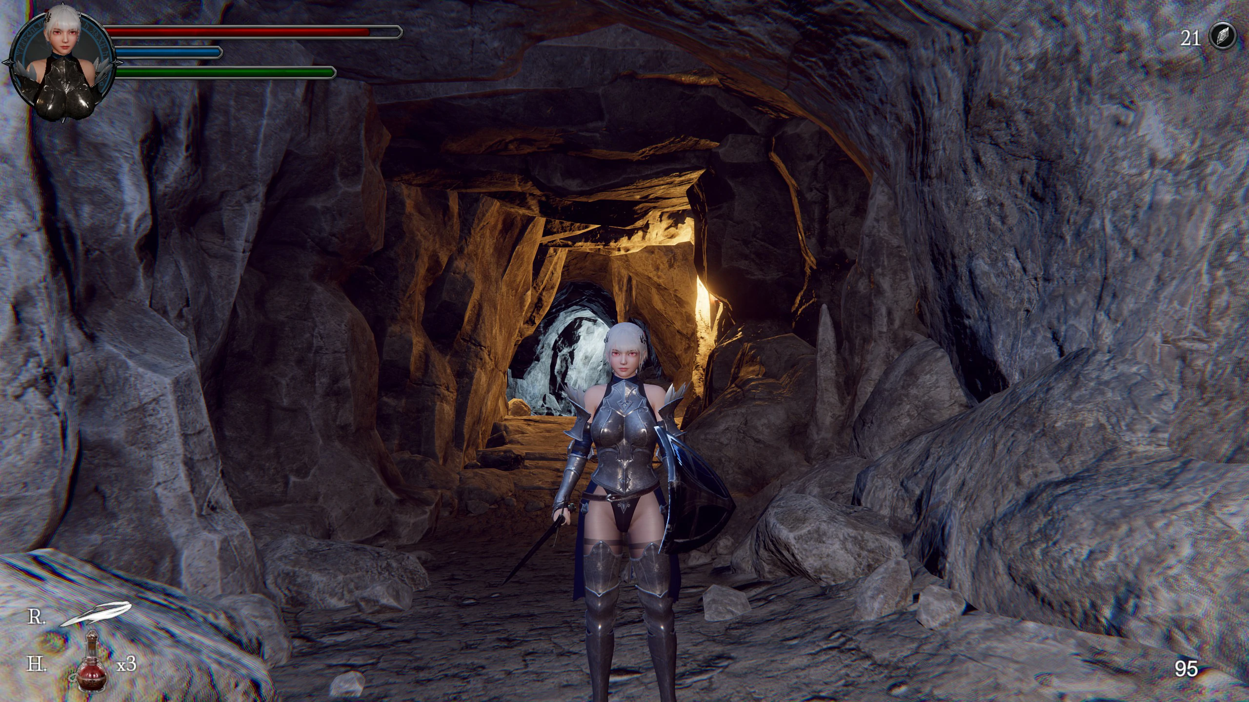 【日式ACT/中文/动态】地下城的女骑士/TheKnightGirlAndDungeons 官方中文版 百度+UC/1.7G