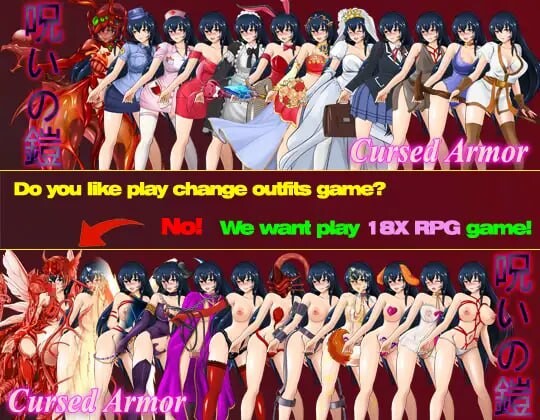 [RPG官中PC安卓joi无码]诅咒铠甲 呪いの鎧 v3.0.1   [FM/BD 640M]-第3张-游戏-次元小屋-ACG交流分享论坛