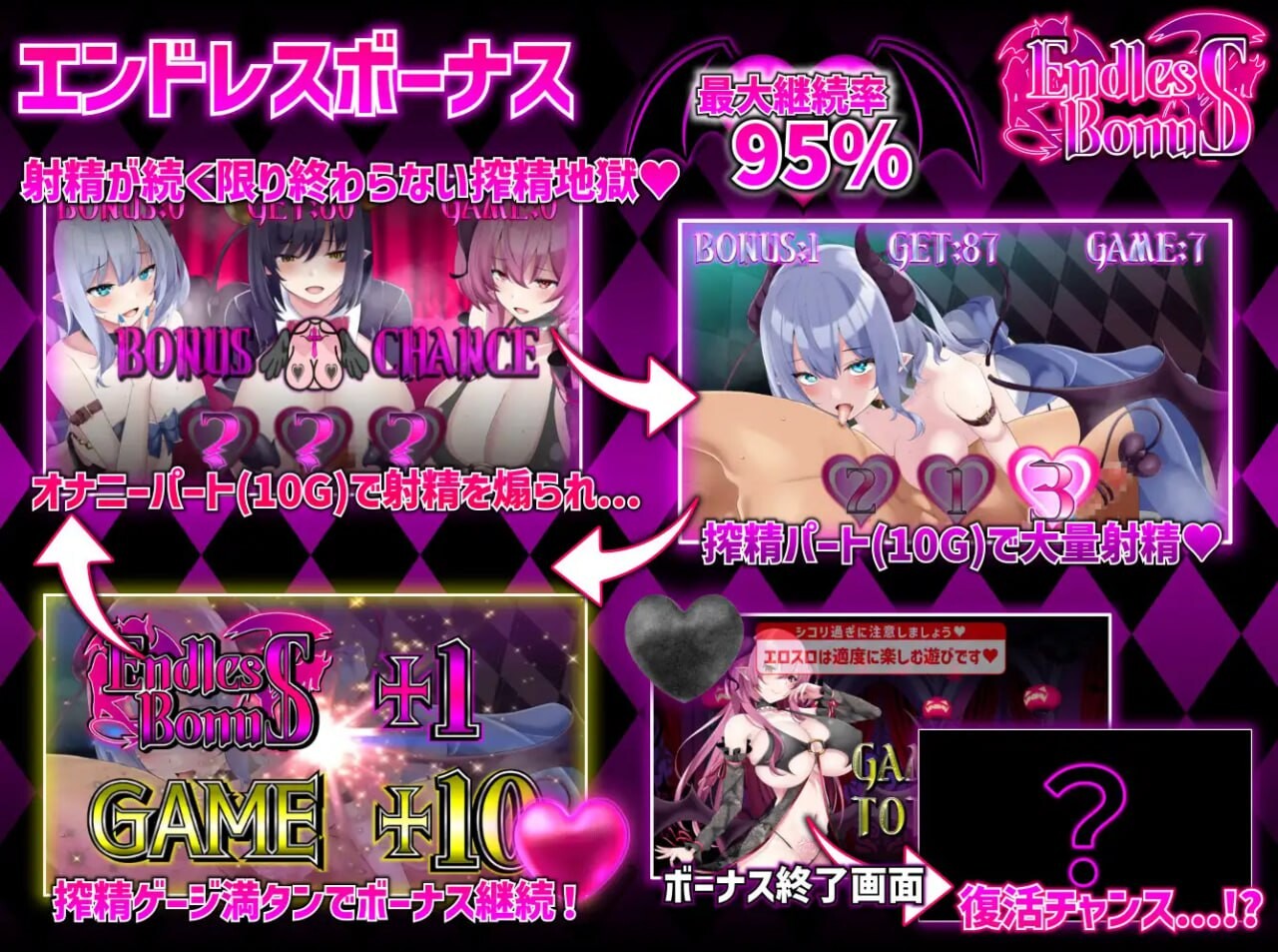 [SLG汉化PC动态CV]魅魔赌场サキュバスカジノ～淫魔城サキュバス v1.09 [FM/BD 708M]-第6张-游戏-风花雪月-ACG交流分享论坛