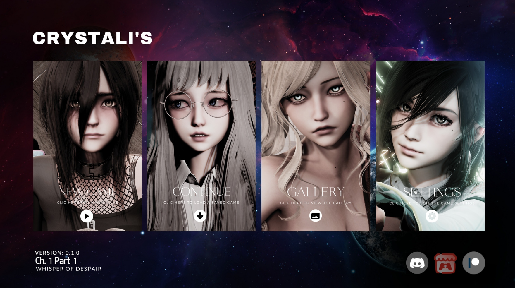 新作【亚洲风SLG/汉化】水晶/CrystaLis Ch.1 V0.1.0 PC+安卓双端汉化版 百度+UC/1.85G