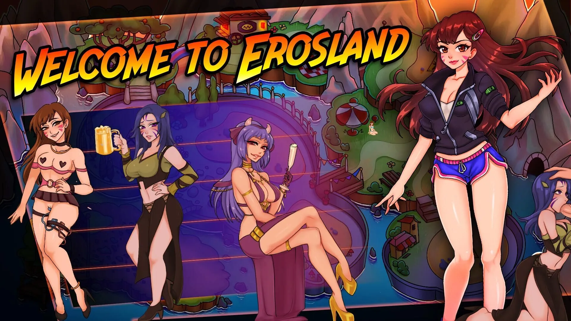 [SLG/汉化/动态/PC+安卓]欢迎来到爱神乐园 欢迎来到艾罗大陆 Welcome to Erosland Ver0.3 AI汉化内嵌版[2.55G]