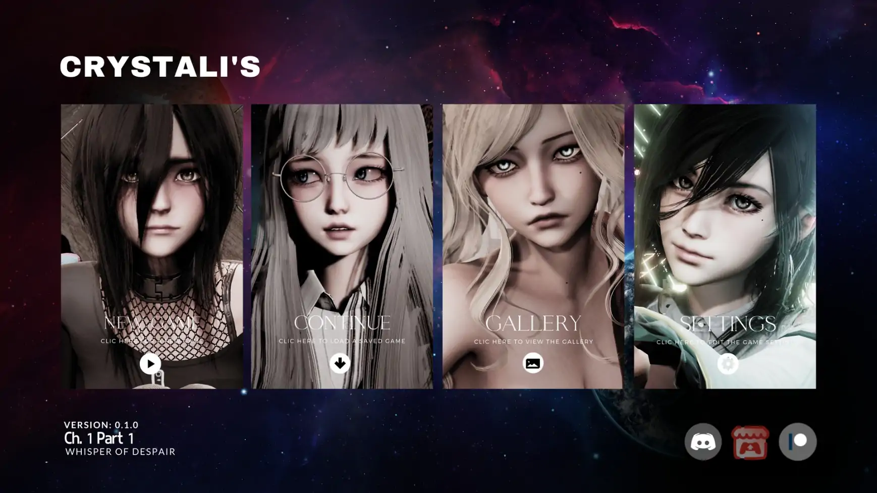 【SLG/AI汉化/3D/动态】水晶之泪/CrystaLis[Ver0.1.0]【PC+安卓/2.07G】