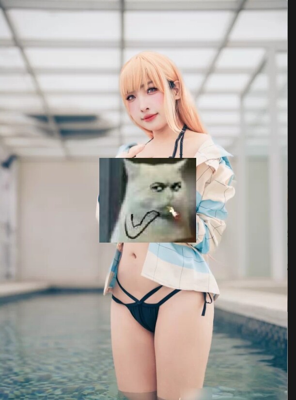 图片[1]-【COSPLAY/带视频】慕慕Momo –38分钟 8K Marin 海夢 – Ver.泳裝 [62P 1V]【4.9G】-嘤嘤怪之家