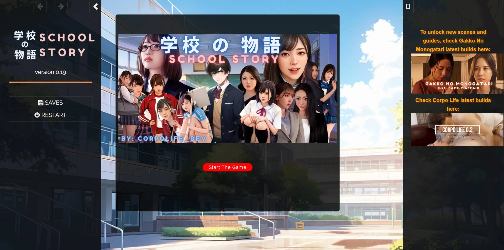 [PC][SLG/真人/HTML/3D]学校の物语 Gakko No Monogatari V0.19 浏览器汉化 [16541.7MB]-芒果游戏库