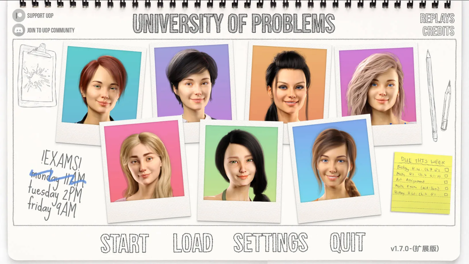 [PC][SLG/汉化/动态/3D]问题大学 学院情缘/University of Problems v1.7.0 AI汉化 [13425.2MB]-芒果游戏库