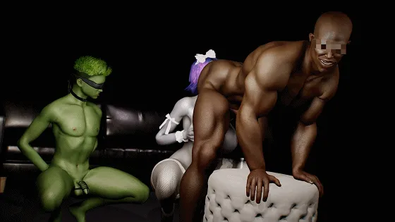 [3D/夫目前犯/NTR]VLDstudio 6月新作：Raven BBC & Beast boy CUCK [1294.8MB]-芒果游戏库