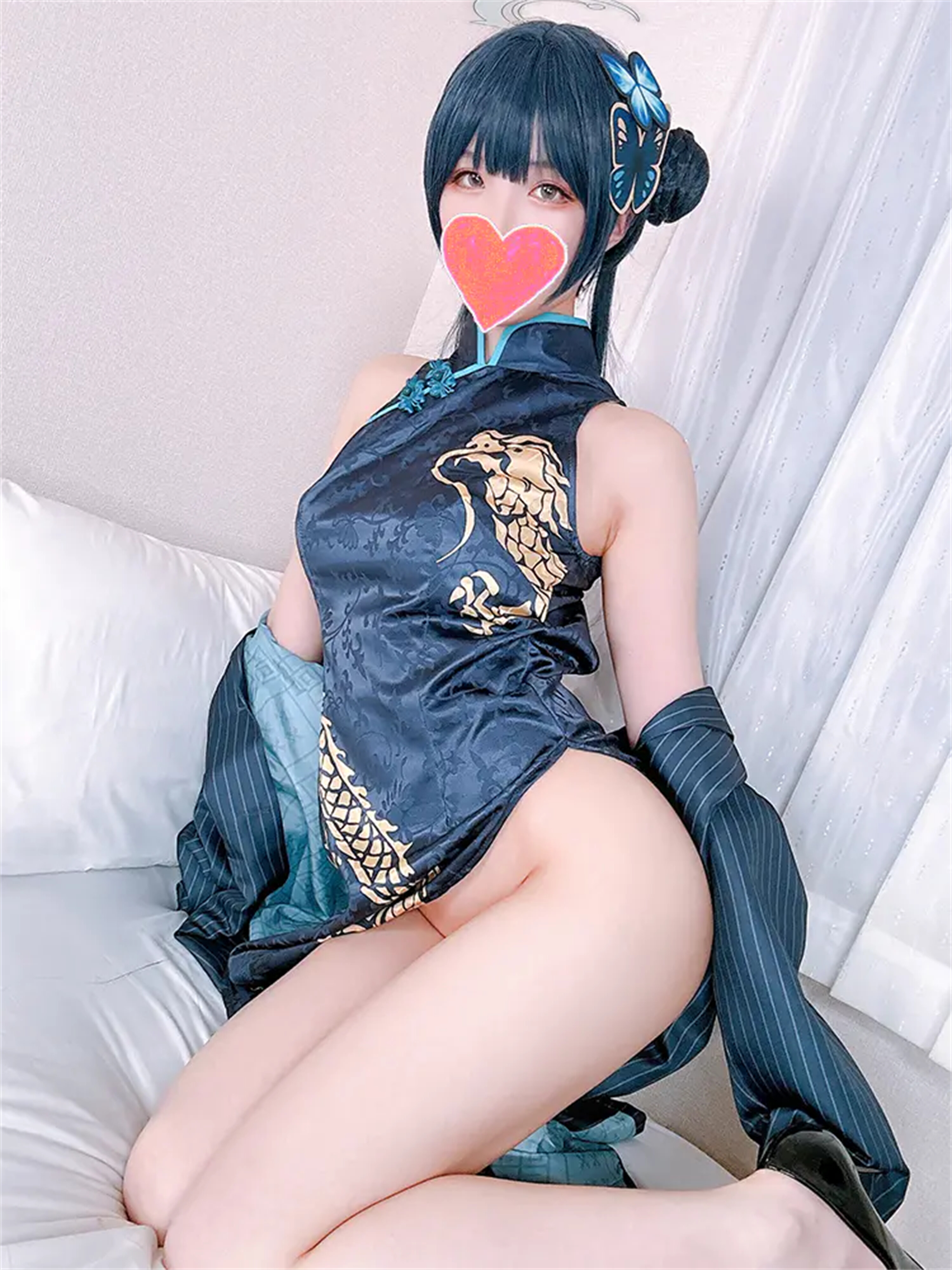 【三次元/cosplay】kanojodori 蔚蓝档案 龙华妃咲cos！【1v/393m/百度网盘】