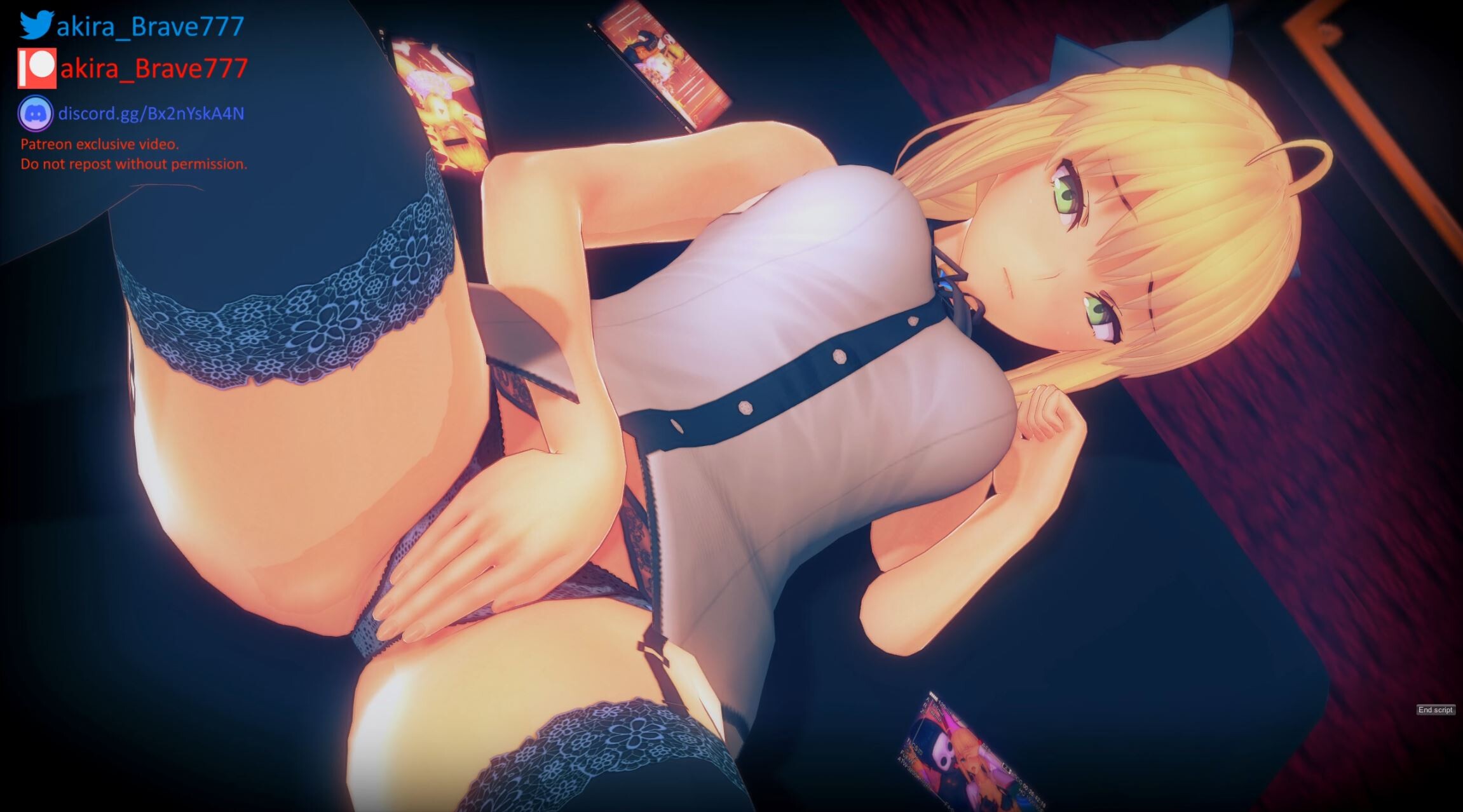 【3D动画/有修正】akira Brave777 大佬合集 25.7 Fate_セイバー01【度盘/3G】
