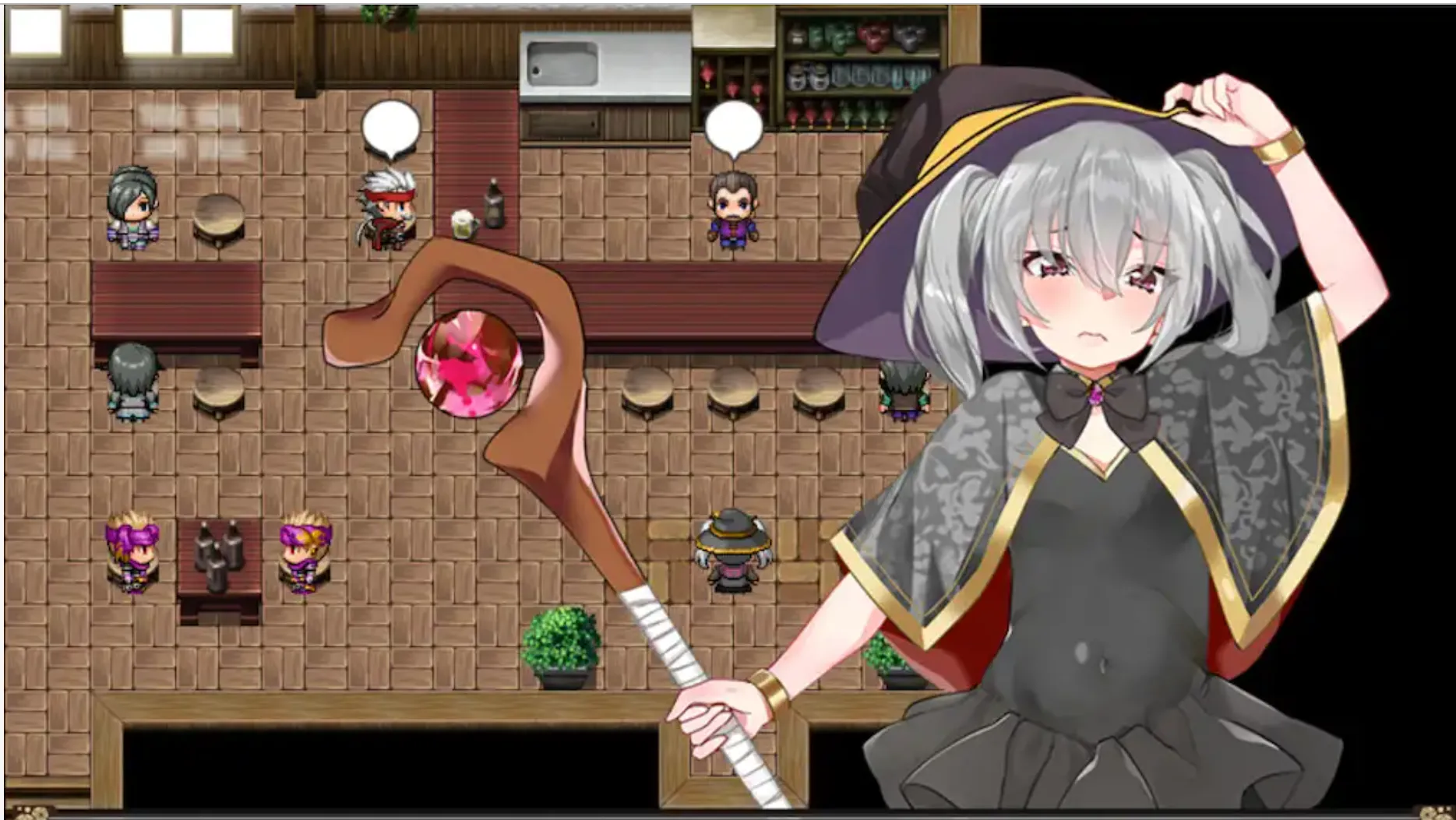 [日式RPG/AI汉化/PC+安卓] 催银魔女～傲慢女巫的孤独之旅 催银の魔女〜生意気ウィッチのひとり旅 AI汉化版 [440M/新作]