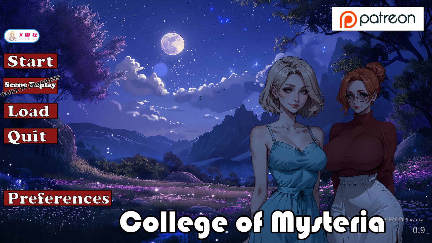 [PC][SLG/汉化/NTR/]神秘学院/College of Mysteria Ver0.9 AI汉化 [1311.3MB]-芒果游戏库