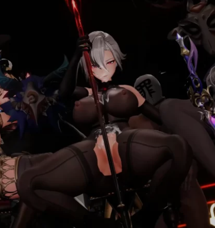 图片[1]-[MMD/步兵] bengugu 8月6作品：原神 枫丹杏斗~阿蕾奇诺/克洛琳德/娜维娅 [1V] [300M/CV]-嘤嘤怪之家